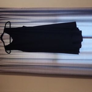 Black high low dress